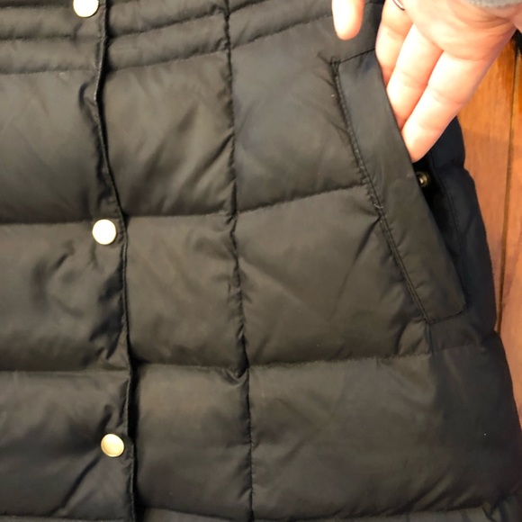 Cole Haan Black Parka Built In Vest - Picture 5 of 8